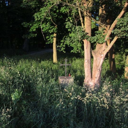 Kříž v Plané v Plzeňské ulici