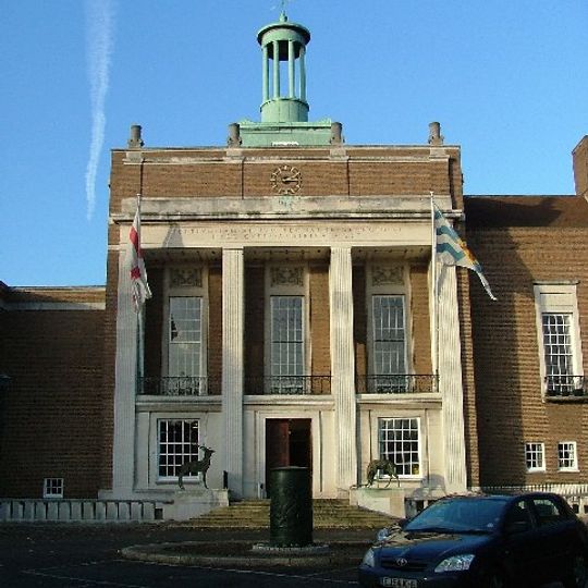 County Hall Including Terraces And Fountain