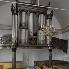 Hervormde Kerk: inventaris (orgel, preekstoel, doophek, herenbank)