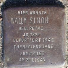 Stolperstein en memoria de Wally Simon