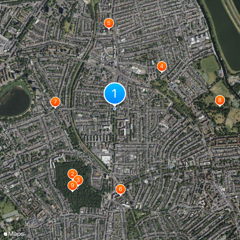 Stamford Hill Mapa