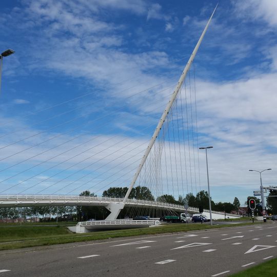 Calatrava bridges in Haarlemmermeer