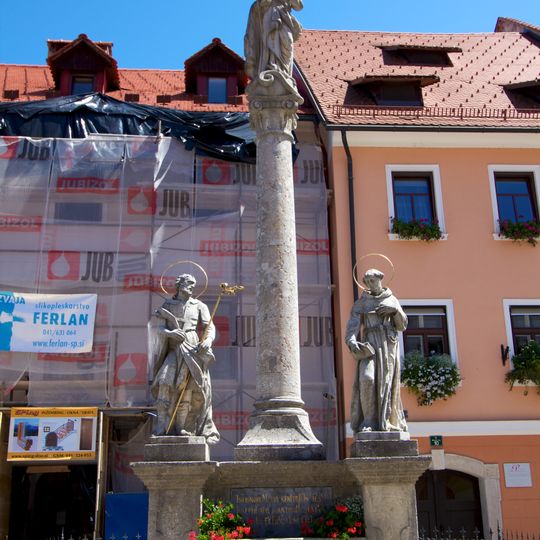 Marijino znamenje na Mestnem trgu, Škofja Loka