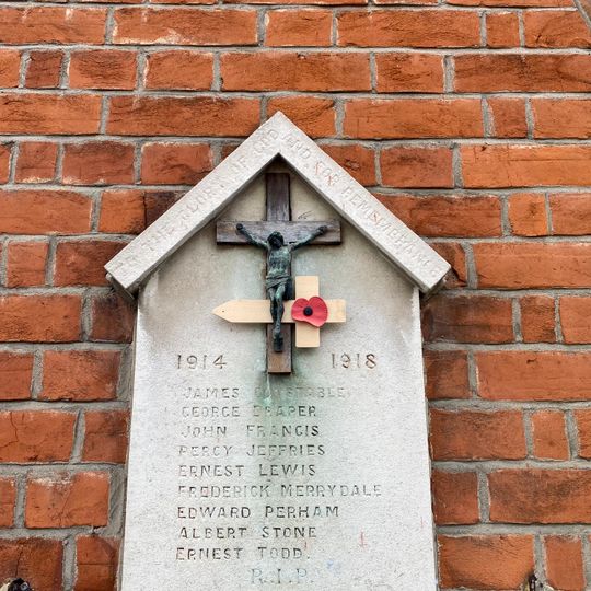 War Memorial Plaque Attached to 11 Pageant Road