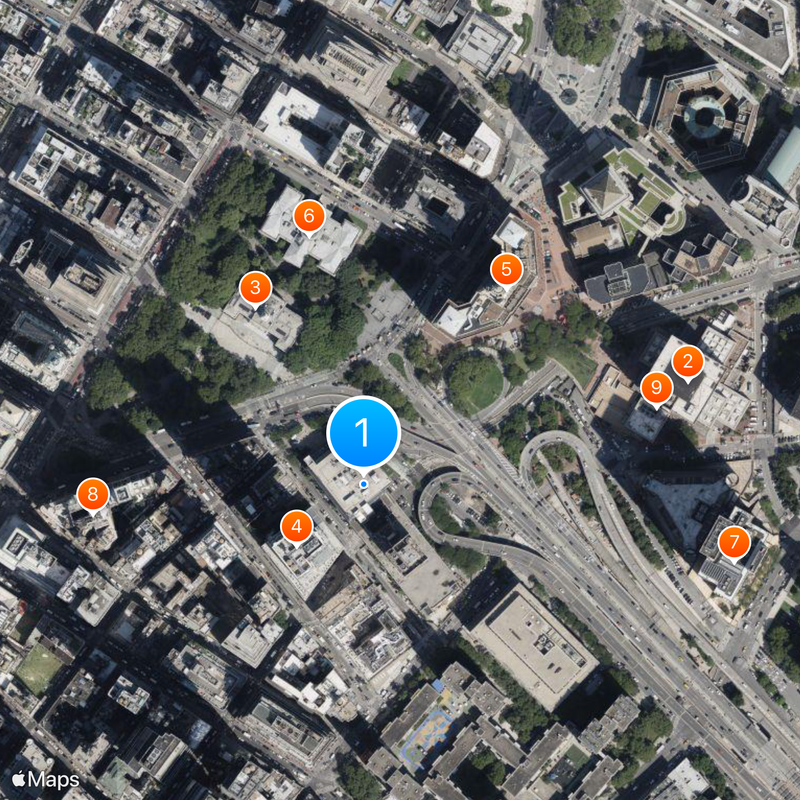 Pace University Map