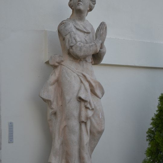 Nitriansky hrad, socha vii. -kópia