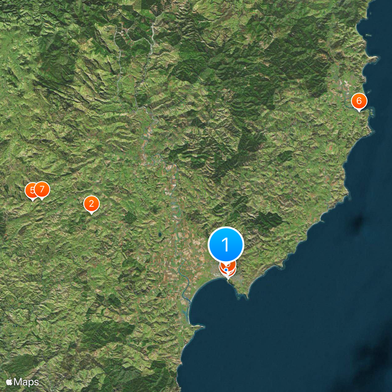 Gisborne Map