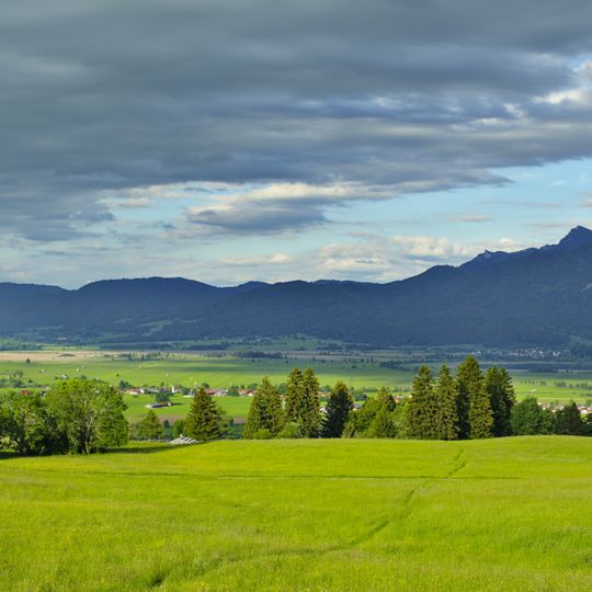 Extensivwiesen um Glentleiten bei Großweil