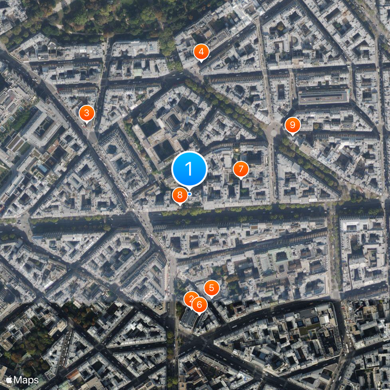 Musée Jacquemart-André Map