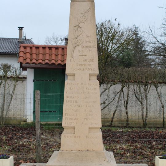 War memorial of Dompierre-sur-Chalaronne