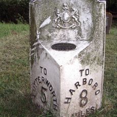 Milepost At Sp 618 836