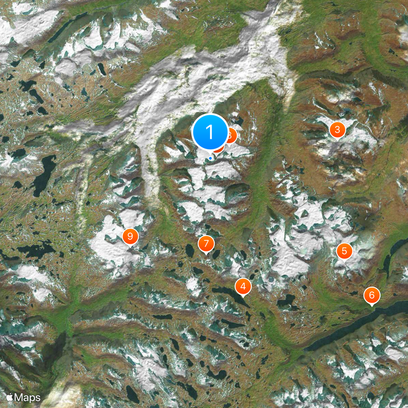Jotunheimen Map