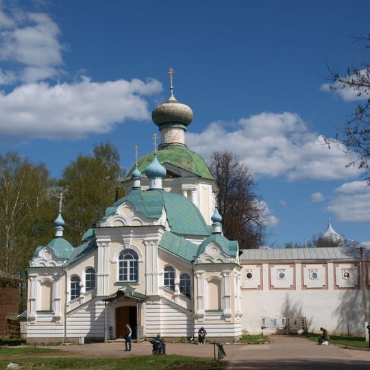 Church of the Theotokos of Tikhvin with tower & chapel, Tikhvinsky Monastery