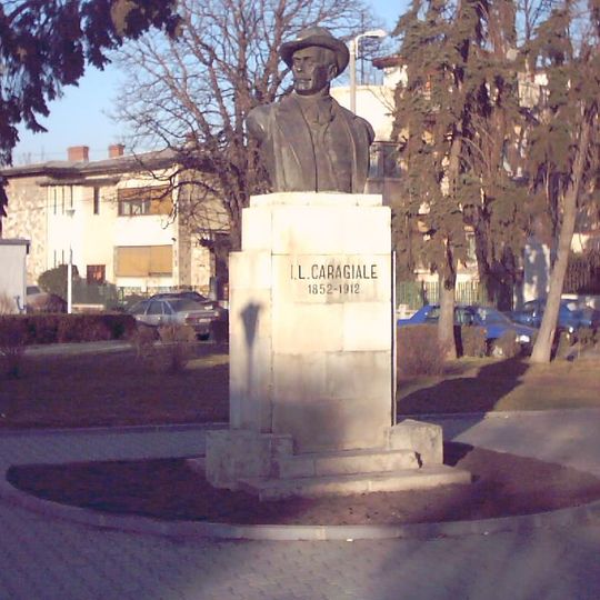 Bust of Ion Luca Caragiale in Ploiești