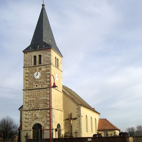 Église Sainte-Barbe de Biding