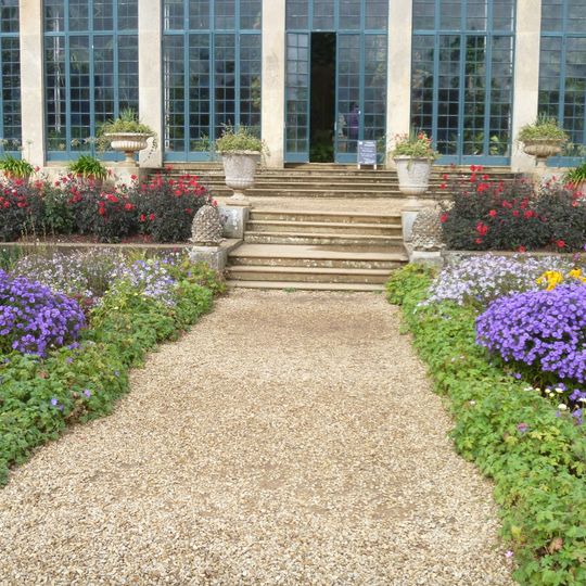 Steps On The North Terrace Of The Italian Garden North West Of Belton House