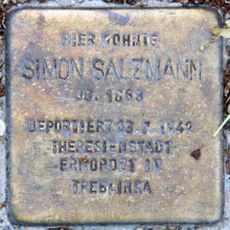 Stolperstein en memoria de Simon Salzmann