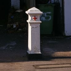 Coal Taxpost Outside Baptist Church