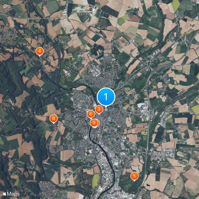 Pontivy Mappa