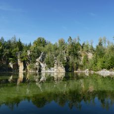 Ehemaliger Granitbruch in Büchlberg