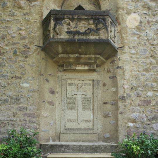 Einzeldenkmale der Sachgesamtheit Jakobikirche und Kirchhof Wilsdruff: Kirche, Leichenhalle, Kriegerdenkmal für die Gefallenen des Ersten Weltkrieges, zwei Epitaphien innen und Einfriedung (siehe auch Sachgesamtheitsliste - Obj. 089643