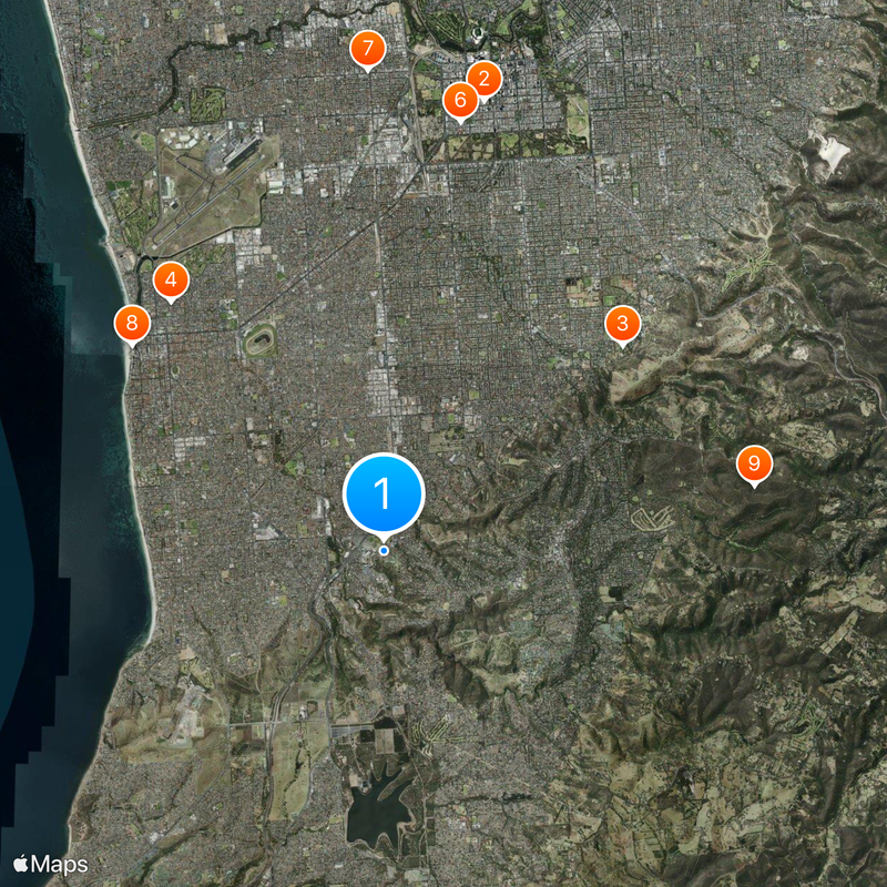 Flinders University Map
