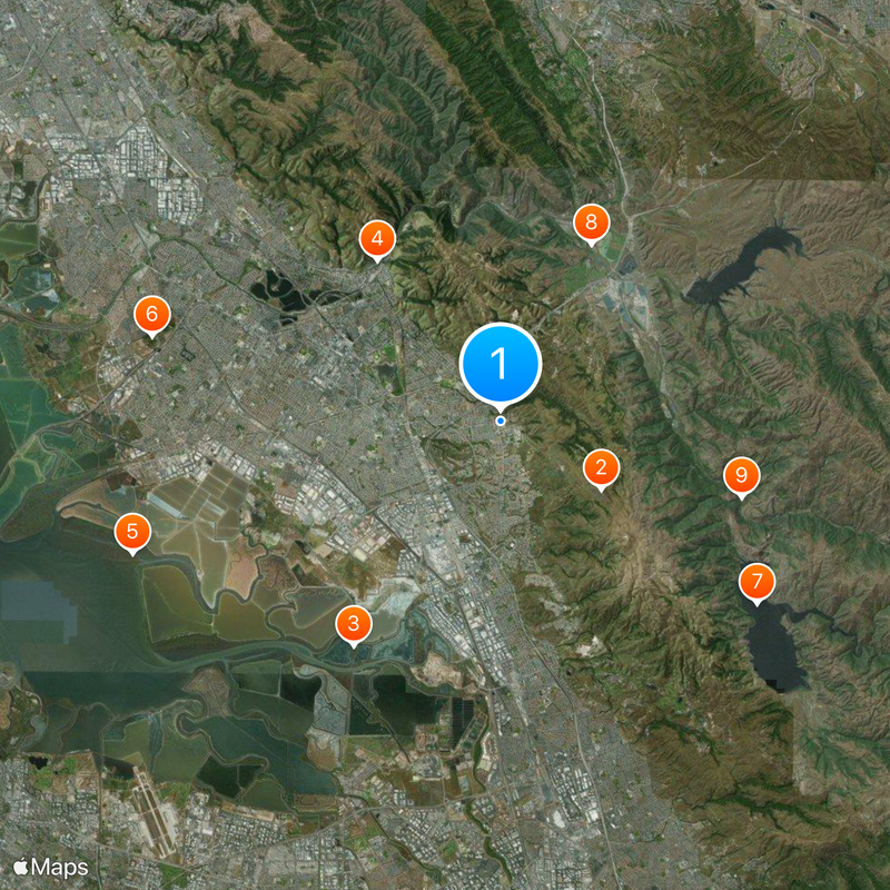 Mission San José Map