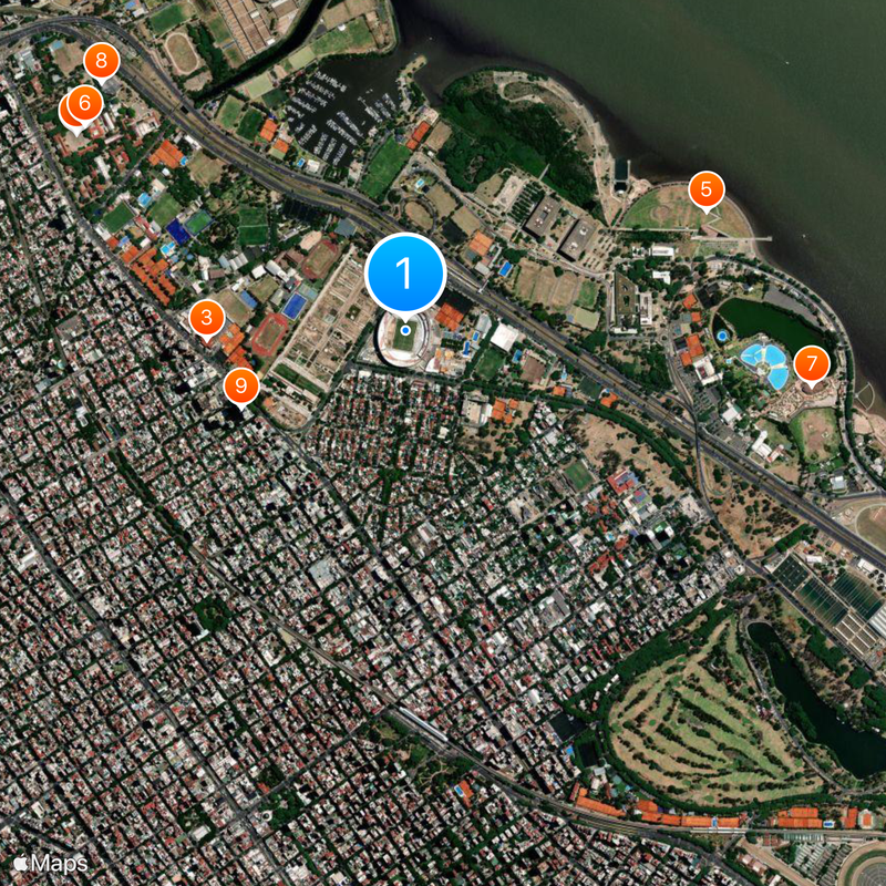 Stade Monumental Antonio Vespucio Liberti Carte