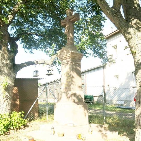 Kříž v severní části Libštátu