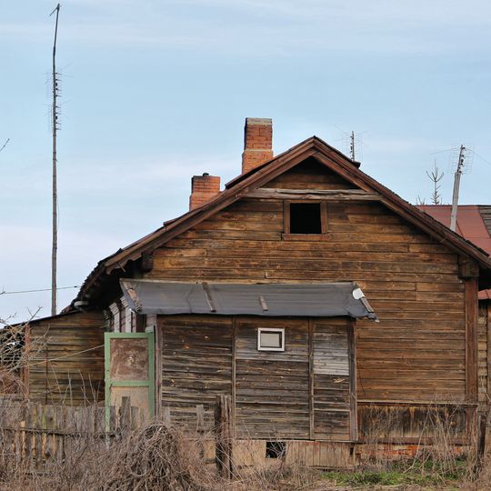 Дом для рабочих деревянный
