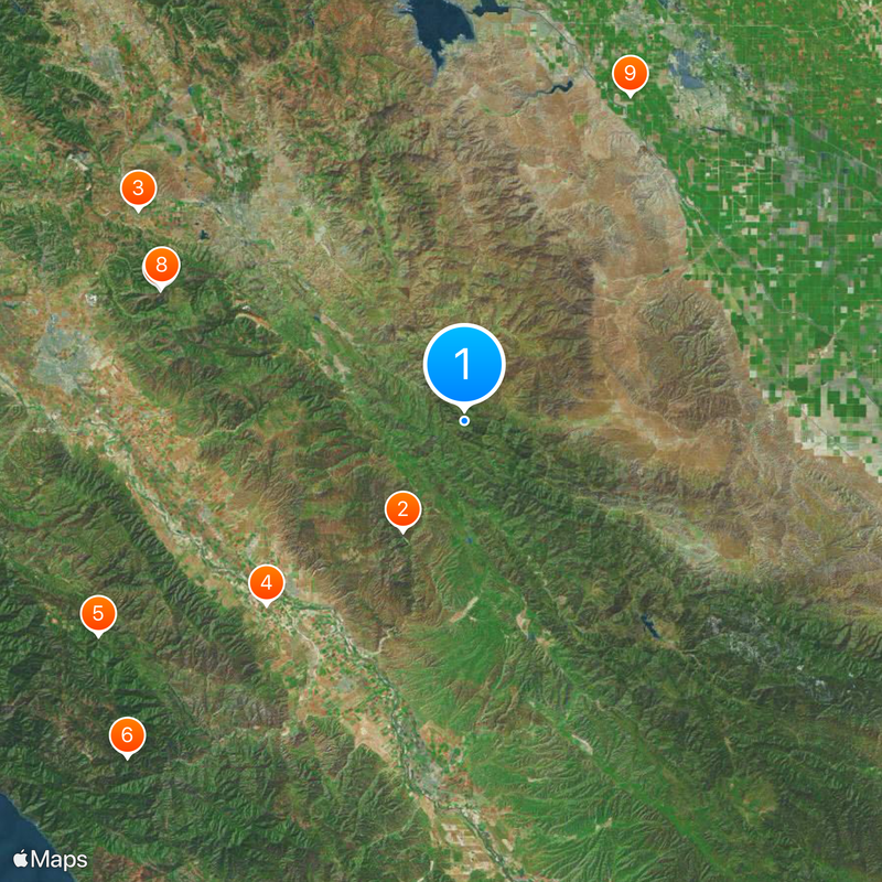 Condado de San Benito Mapa