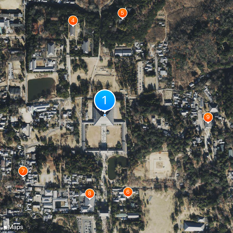 Great Buddha Hall Map