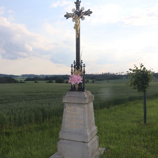 Kříž na východním okraji Martínkova