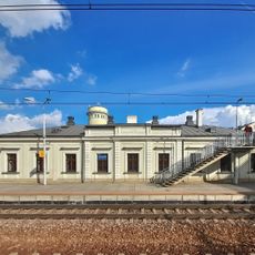 Former residential building at Piotrków Trybunalski train station
