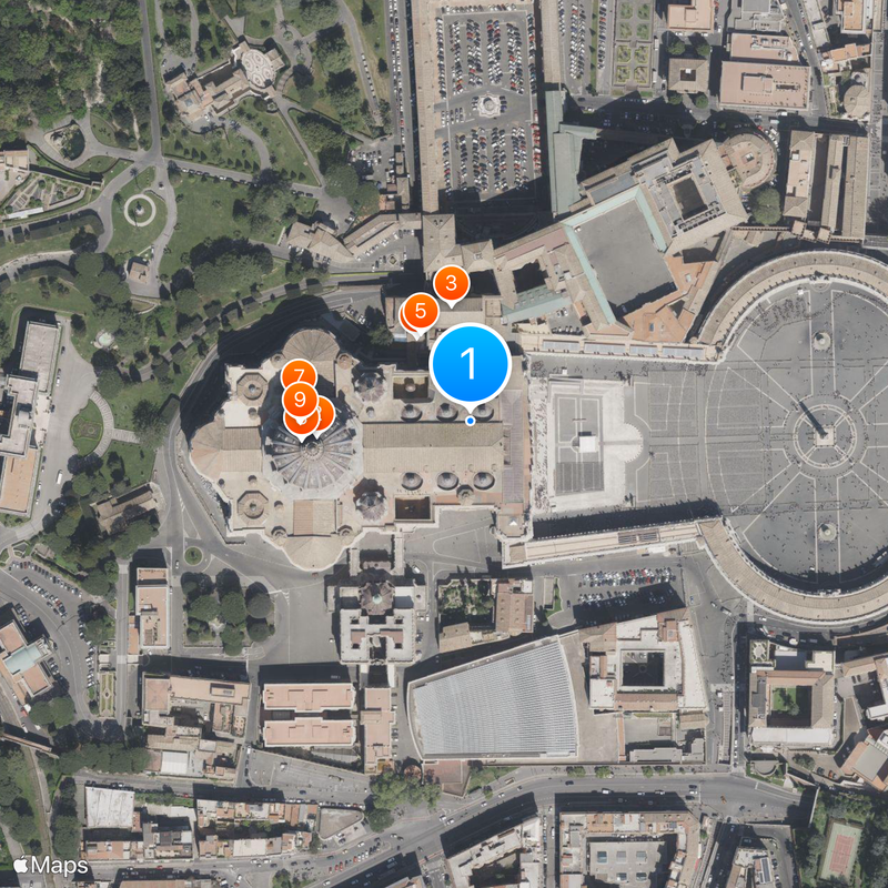 Römische Pietà Karte