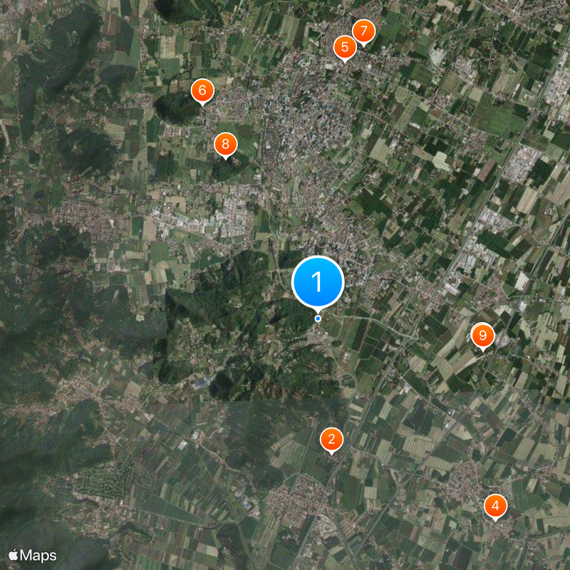 Hotel Terme Millepini Mappa