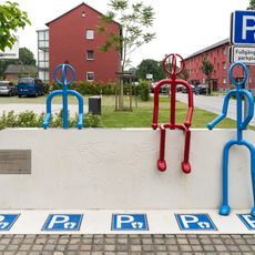 Fußgänger-Parkplatz