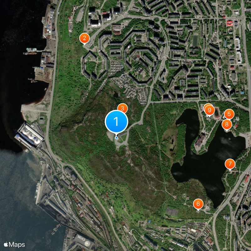 Memorial to Defenders of the Soviet Arctic during the Great Patriotic War Map