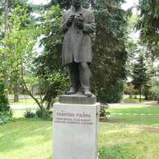Statue of František Polívka in Olomouc