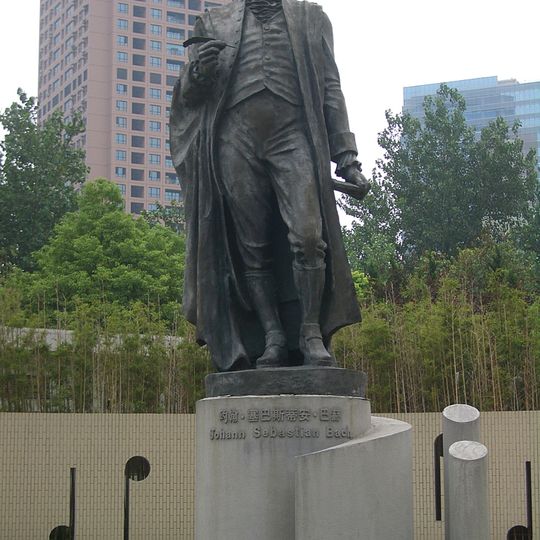 Monument to Johann Sebastian Bach, Zhabei District