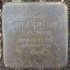 Stolperstein dedicated to Rita Spiegel