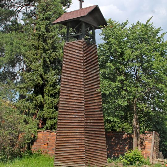 Dřevěná zvonice v Sobáčově