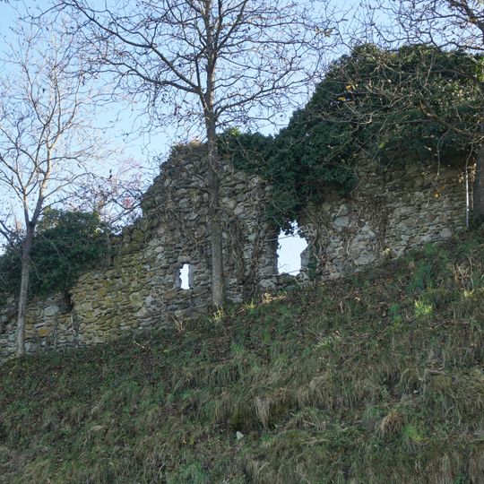 Medieval castle ruin