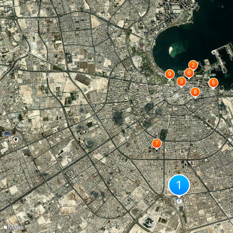 Al Thumama Stadium Map