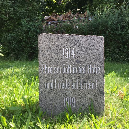 Gedenkstein für die Gefallenen des Ersten Weltkrieges Am Schloß 8a
