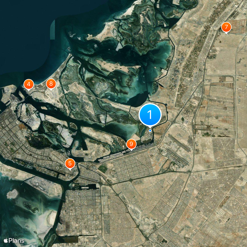 Yas Marina Circuit Karte