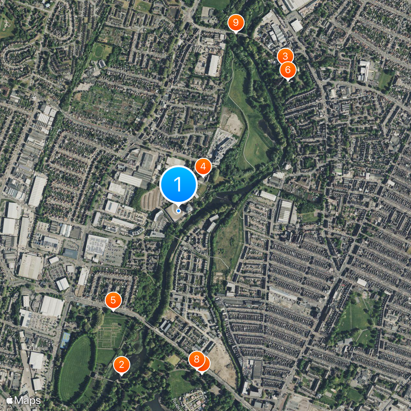 National Space Centre Map