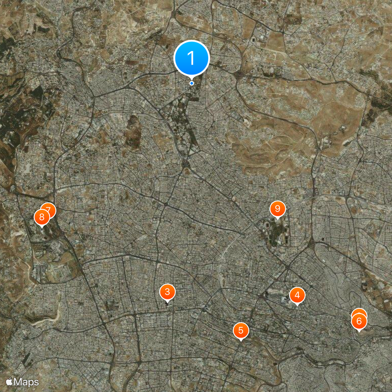German-Jordanian University Map
