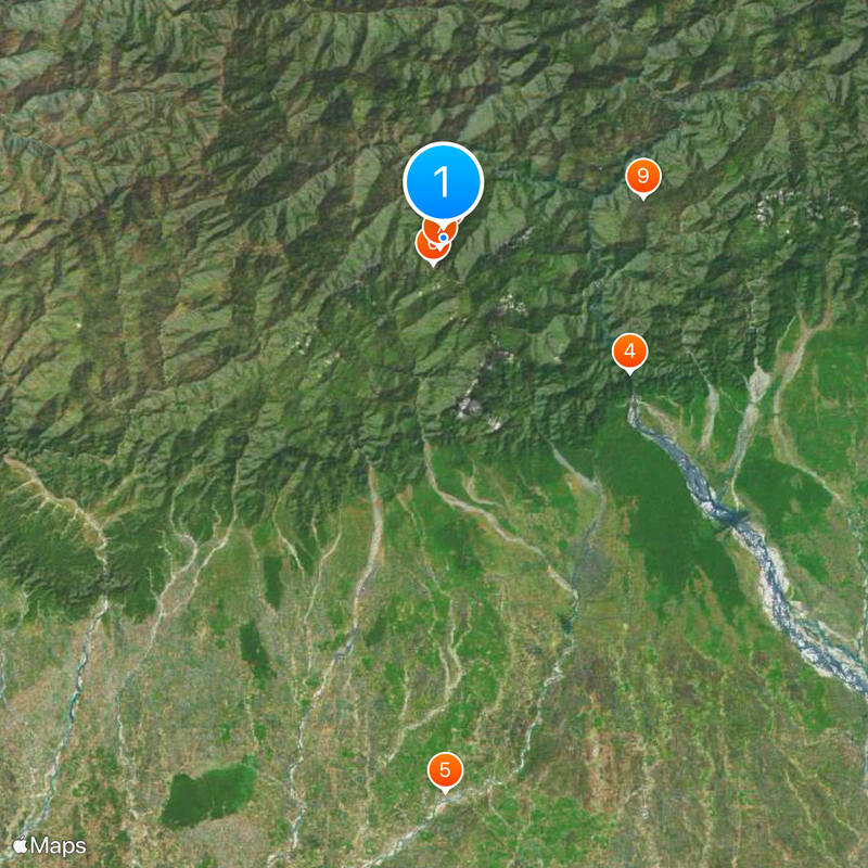 Distretto di Darjeeling Mappa