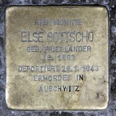Stolperstein en memoria de Else Gottscho